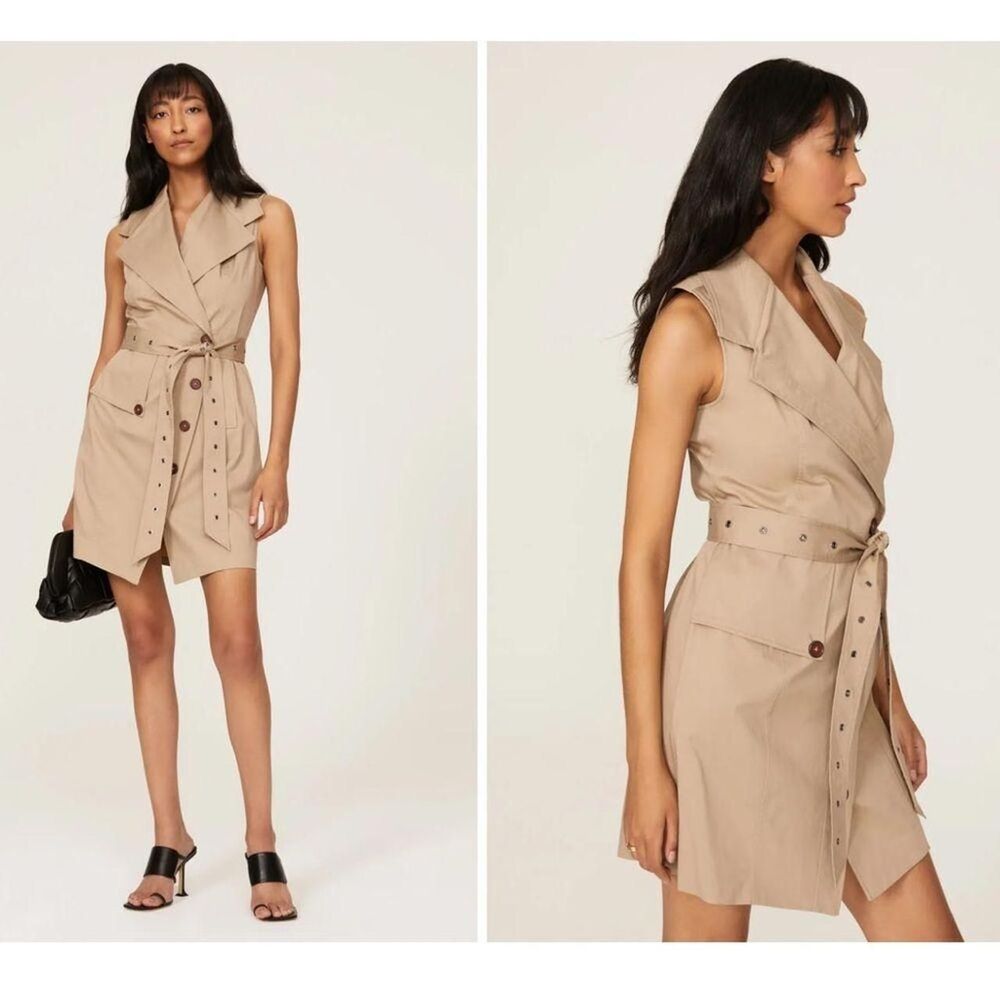 Toccin Trench Wrap Dress